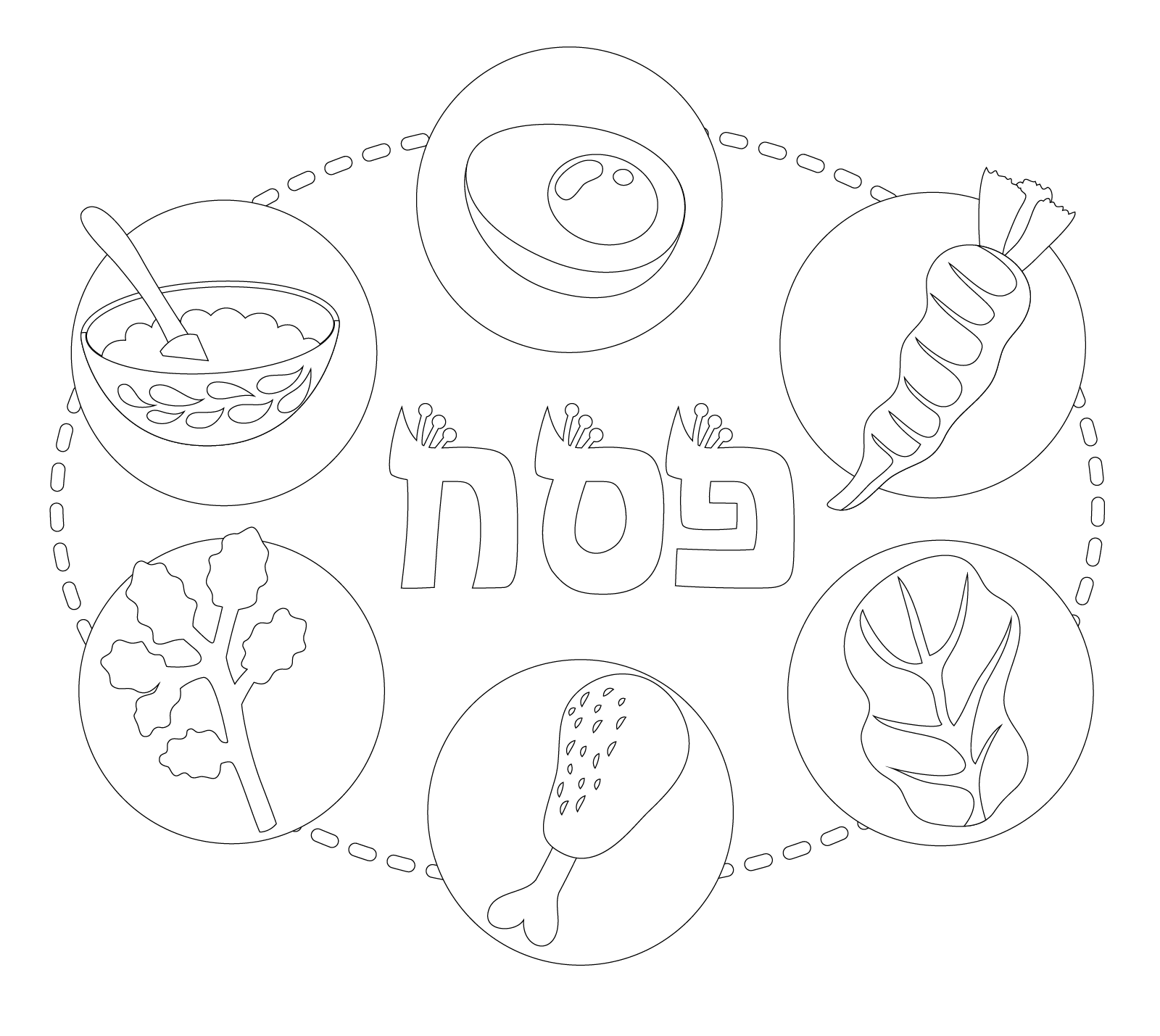 1600x1429 The Seder Plate