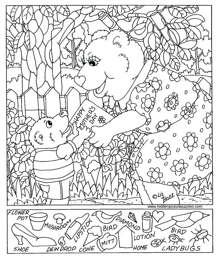 736x871 Printable Hidden Object Puzzles Search And Find Pictures Printable