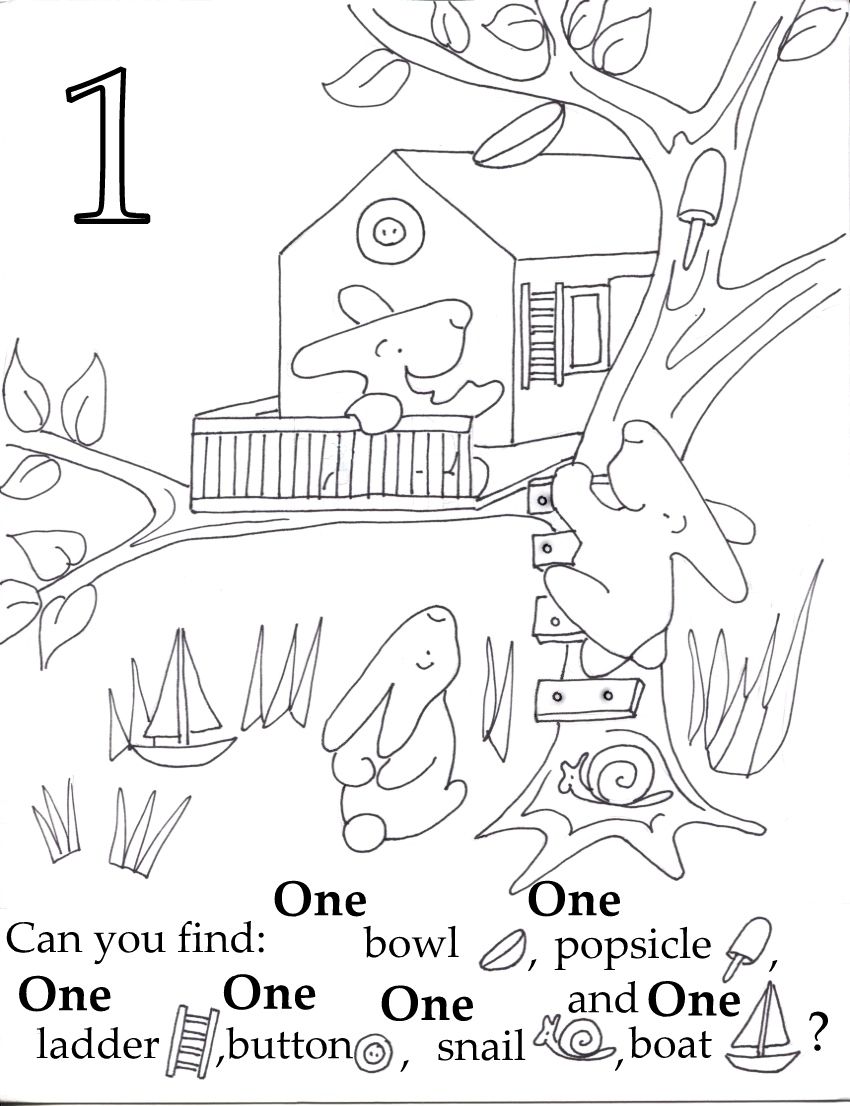 850x1106 Seek And Finds Free Preschool, Count And Learning
