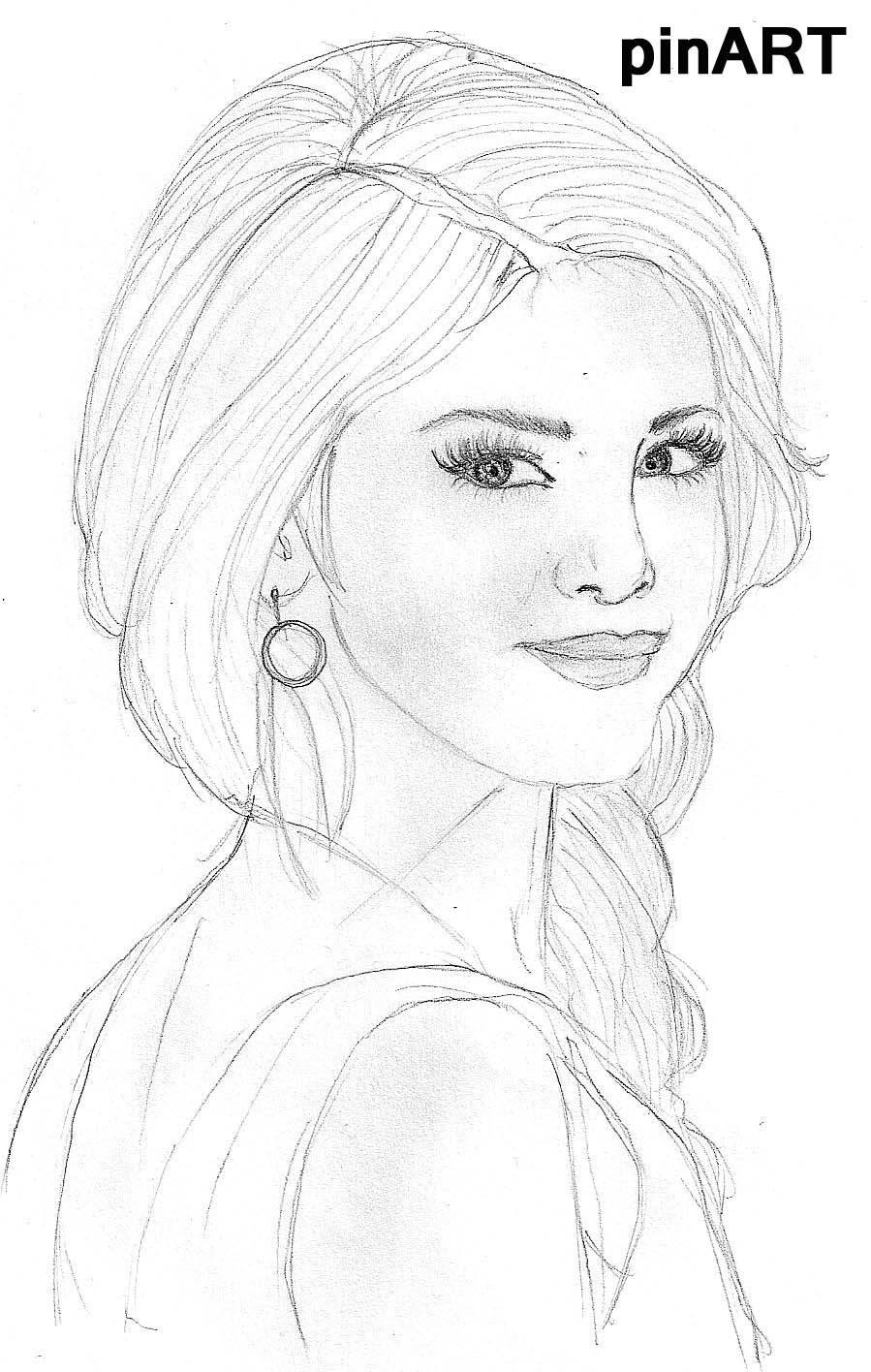 Selena Coloring Pages