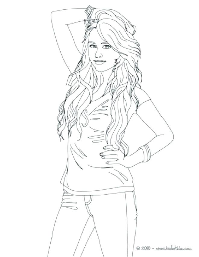 660x853 Selena Gomez Coloring Pages Online Gallery Page First Name