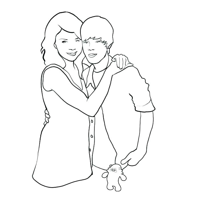 700x700 Coloring Page Kids Coloring Sheets Cute Long Hair Coloring Page