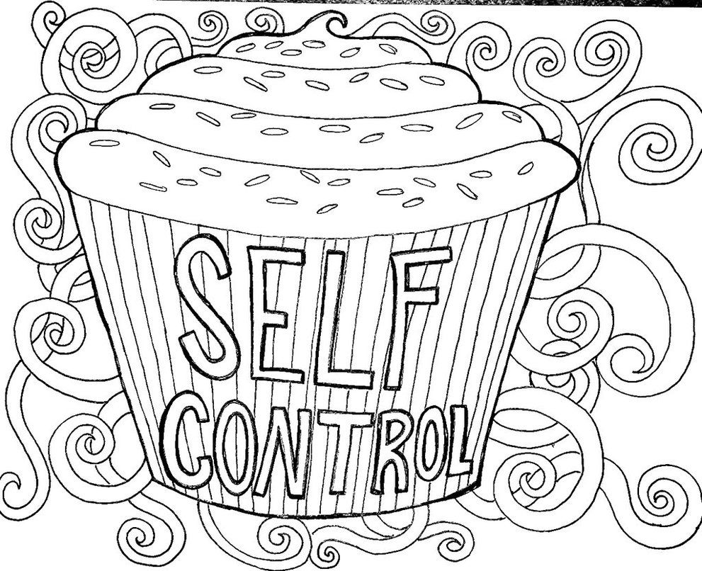 991x806 Self Control Coloring Pages 2
