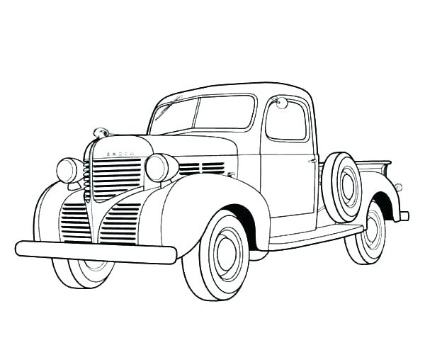 600x477 Semi Truck Coloring Pages