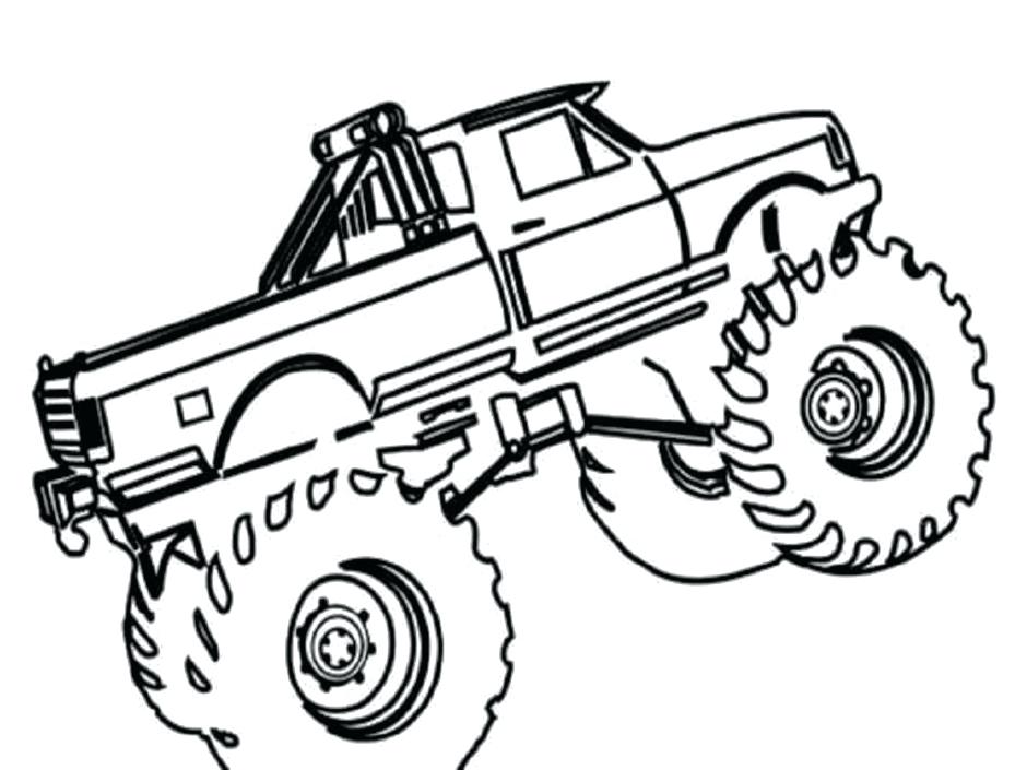 940x705 Semi Truck Coloring Semi Truck Coloring Page Semi Tow Truck