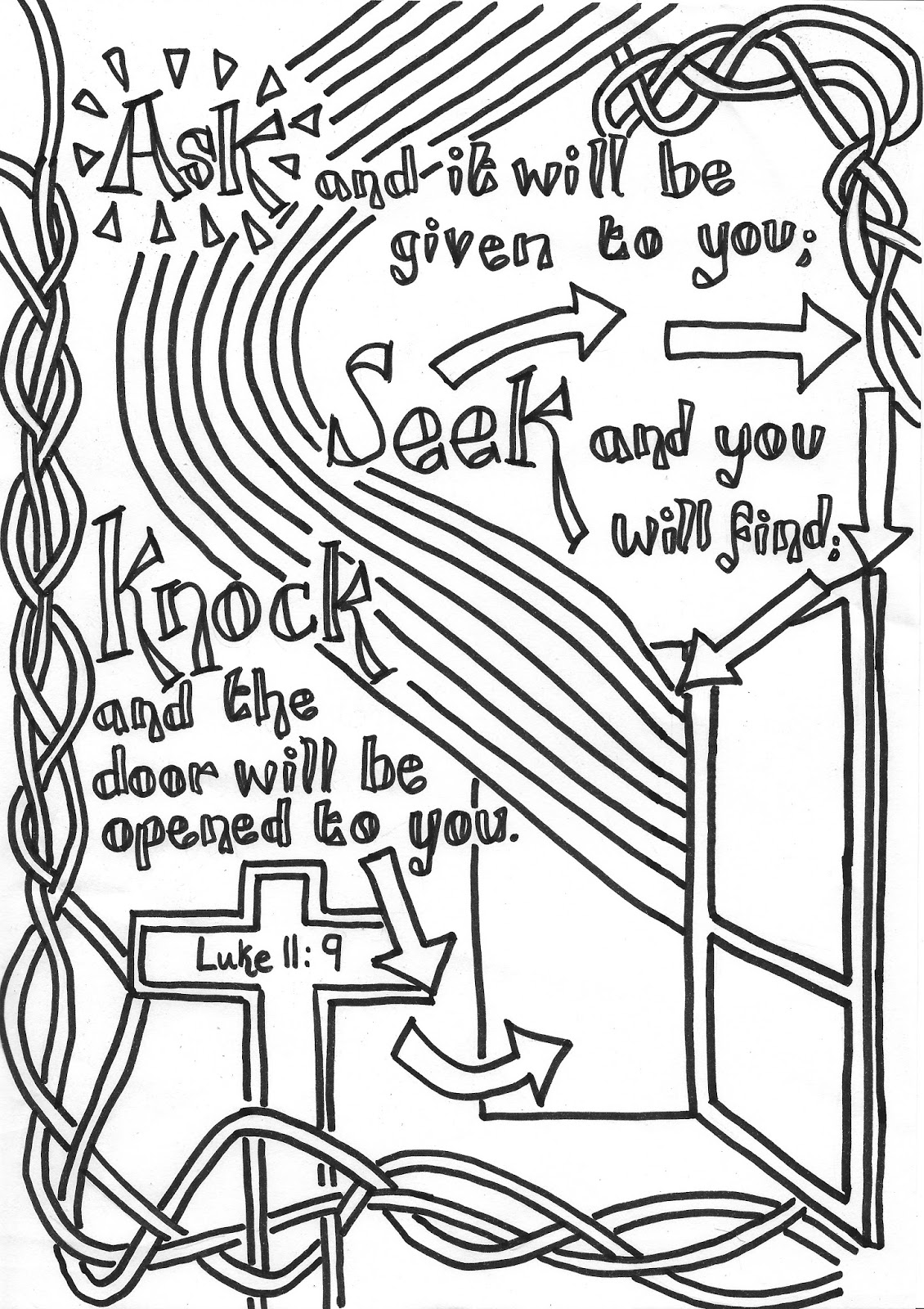 1130x1600 Flame Creative Children's Ministry Ask, Seek, Knock Reflective