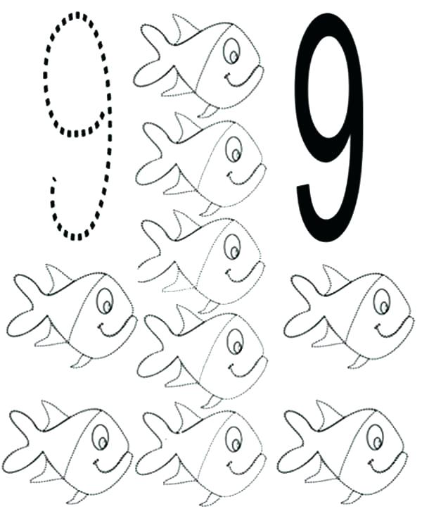 600x733 September 11 Coloring Pages 9 Coloring Sheets Number 9 Coloring