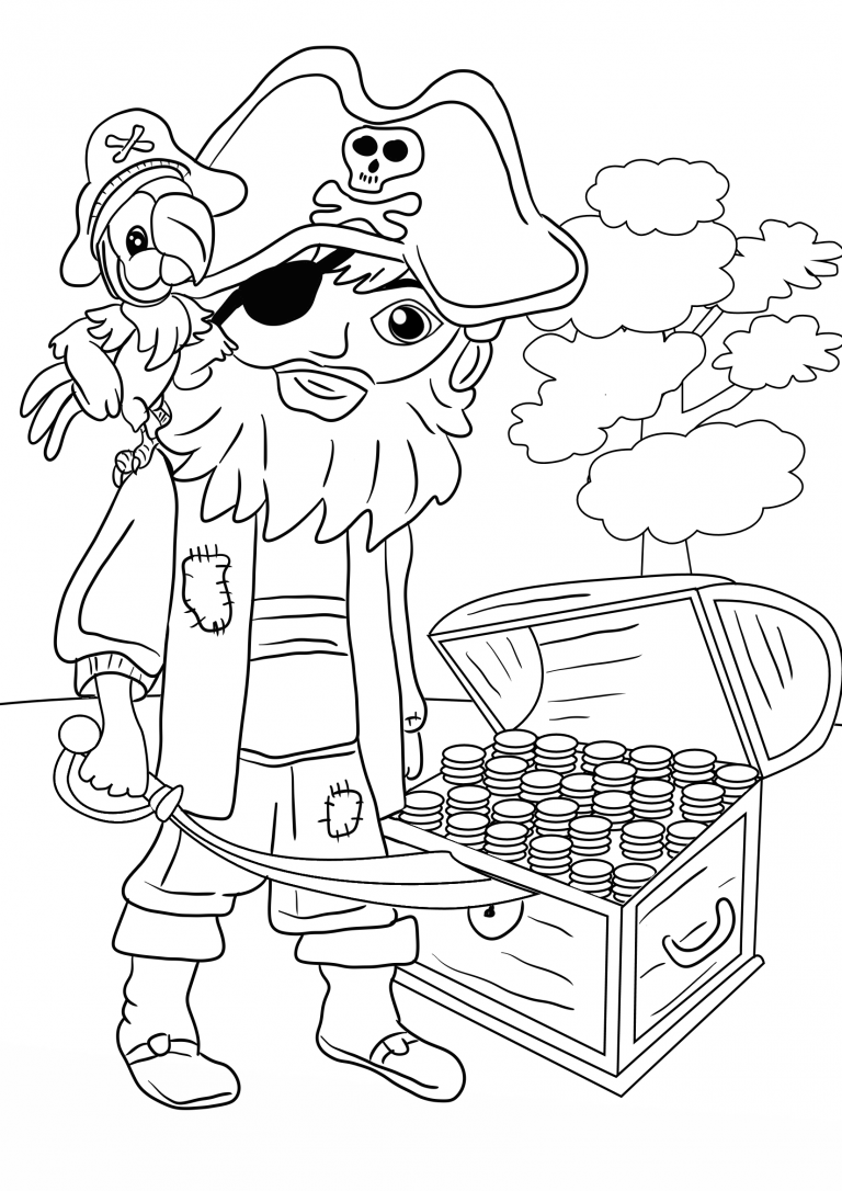 768x1086 September Coloring Pages Preschool Copy Fresh Pirate Colouring