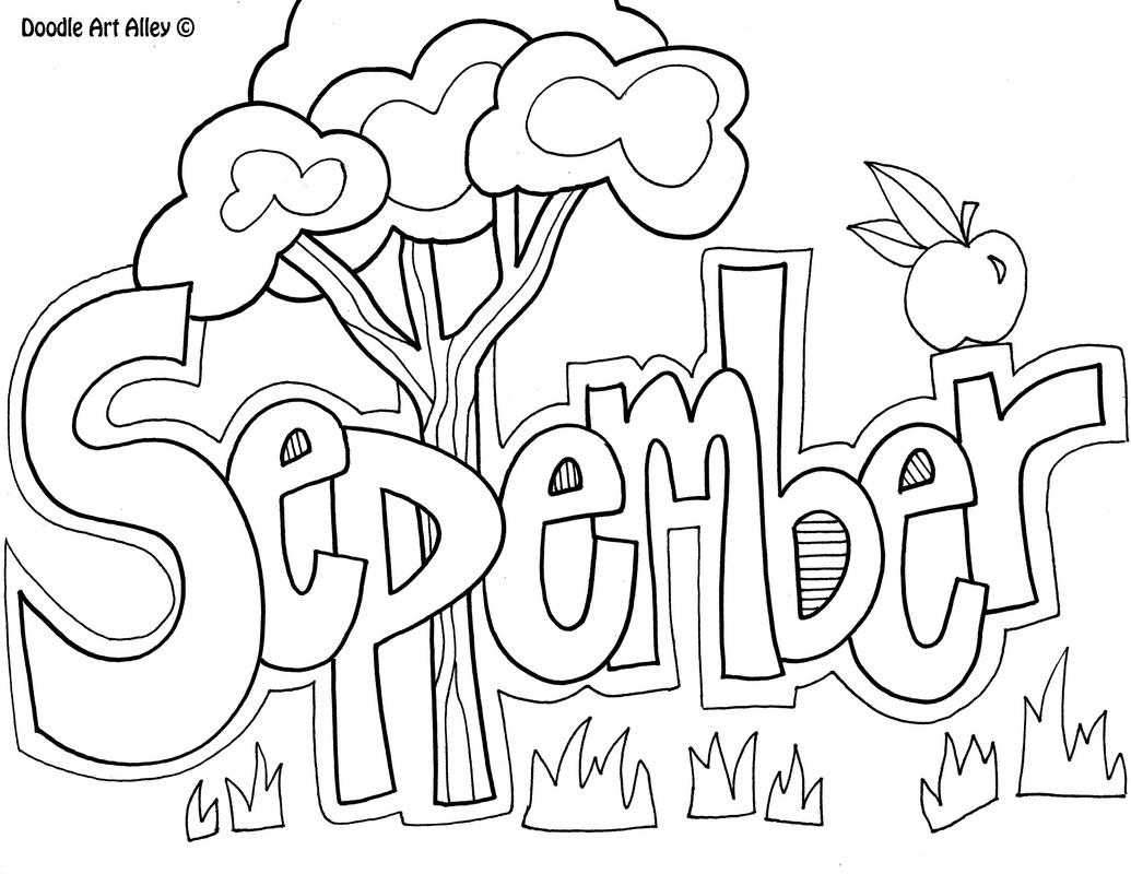 1035x800 September Coloring Pages Just Colorings
