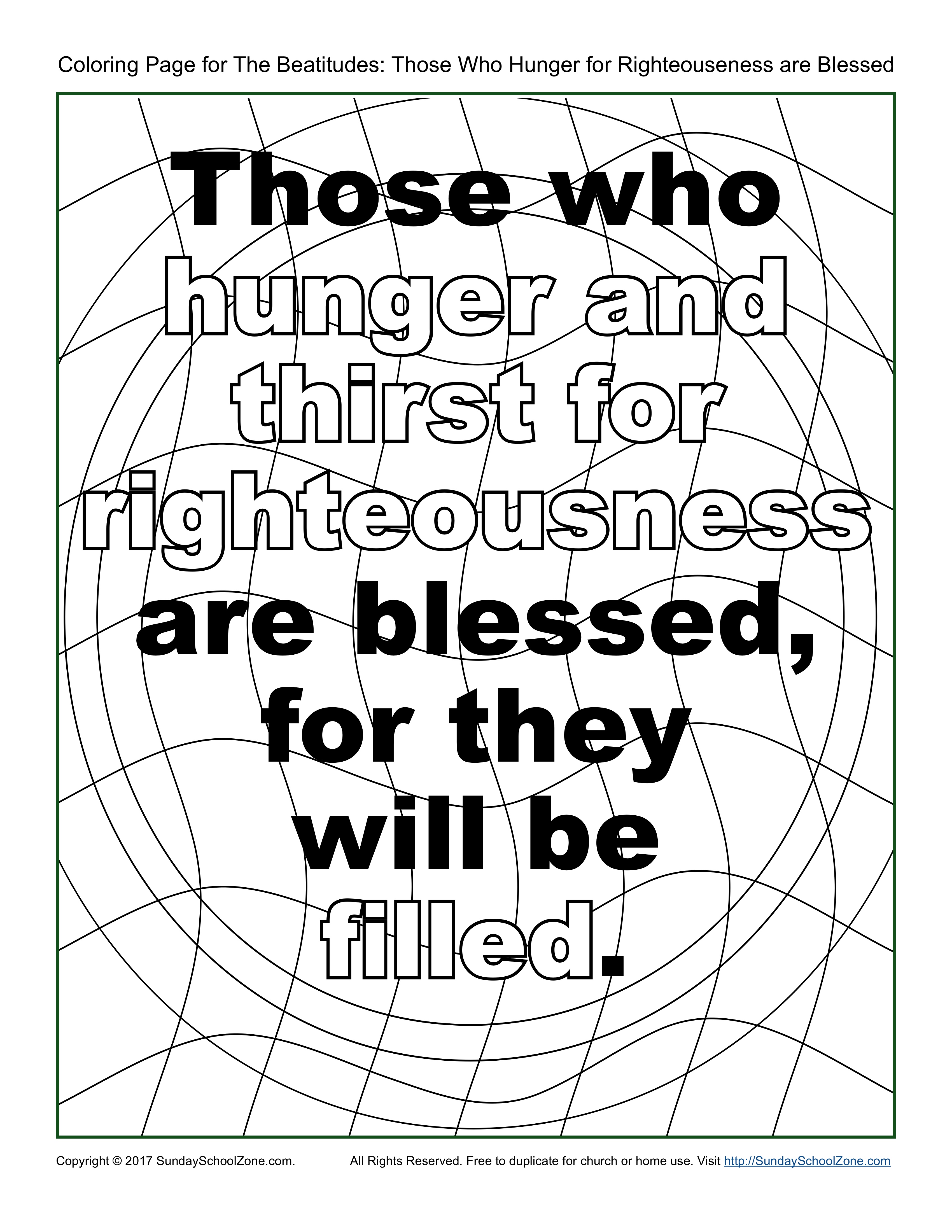 3400x4400 Sermon On The Mount Coloring Page