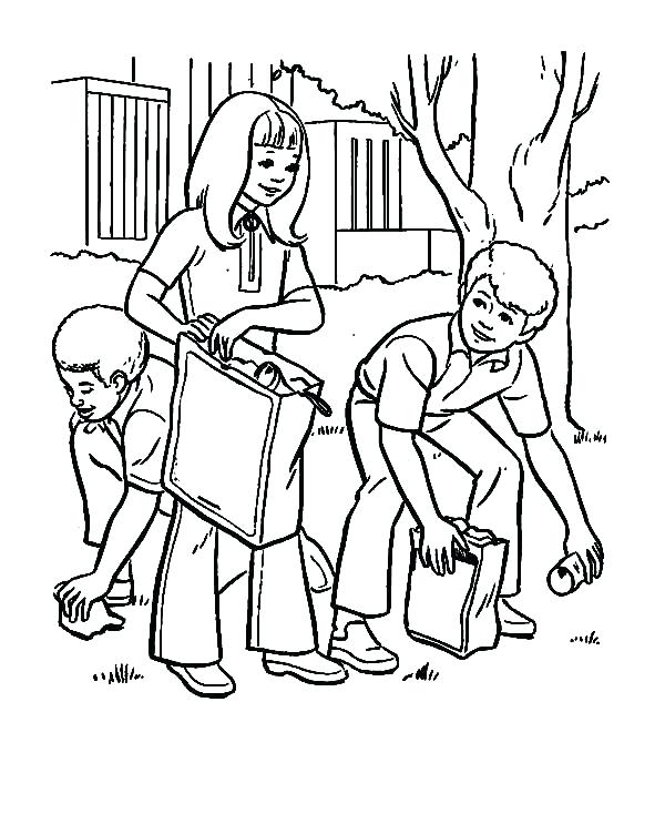 600x734 Sharing Coloring Pages Helping Others Coloring Pages Earth Day