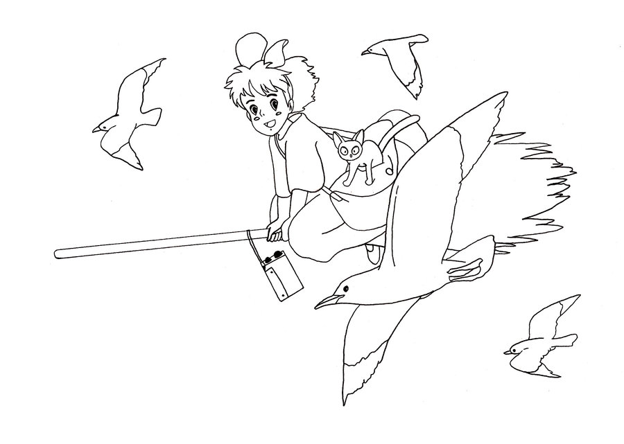 900x641 Kiki Coloring