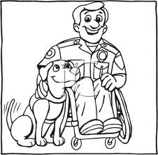 Service Dog Coloring Pages