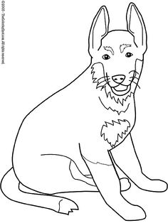 236x314 Dog Color Pages Printable Service Dog Coloring Page To Print
