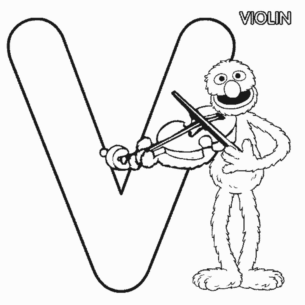 1024x1024 Sesame Street Coloring Pages Alphabet Az Coloring Pages Coloring
