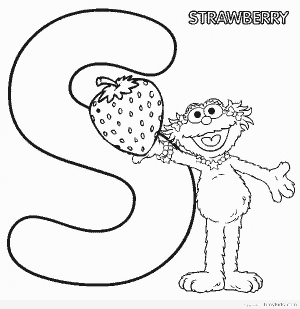994x1024 Sesame Street Alphabet Coloring Pages Timykids