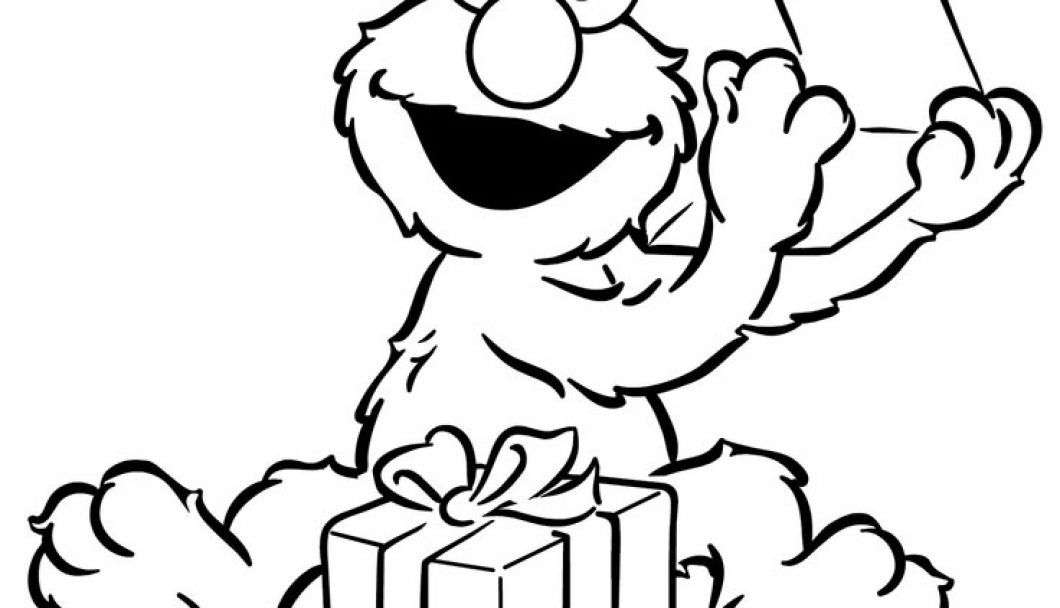 1060x608 Sesame Street Birthday Coloring Pages Timykids
