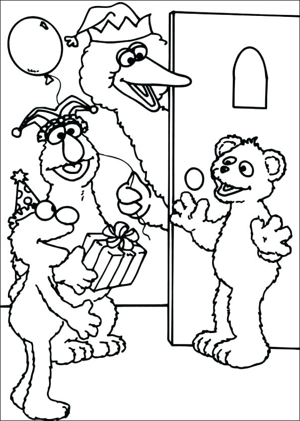 604x847 Sesame Street Coloring Books