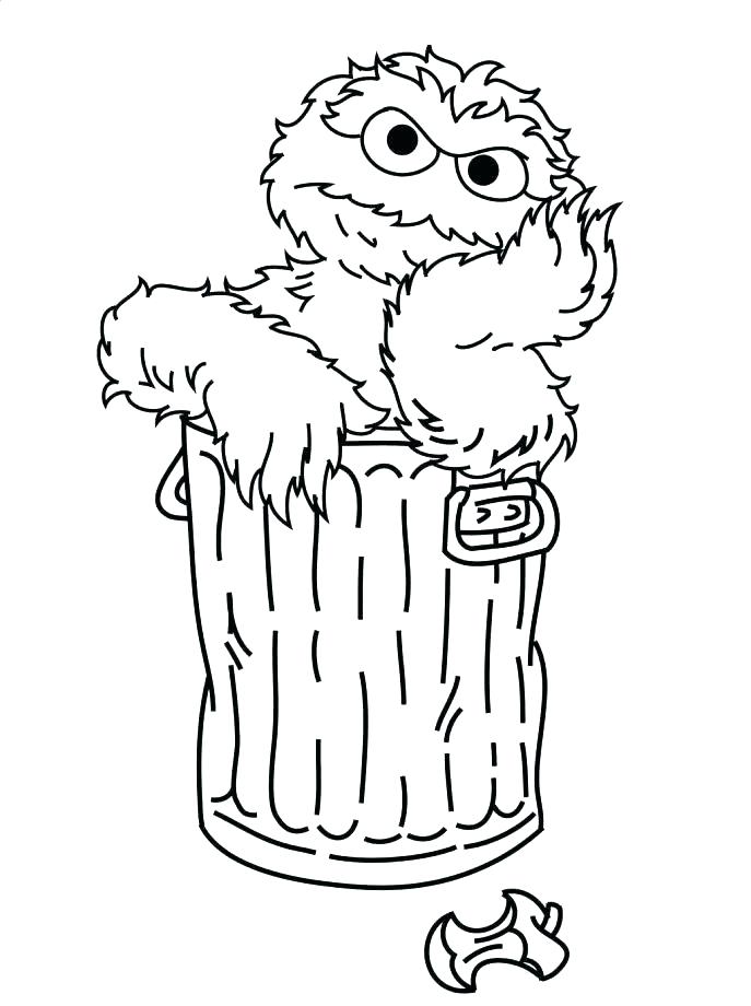687x920 Sesame Street Coloring Pages Birthday