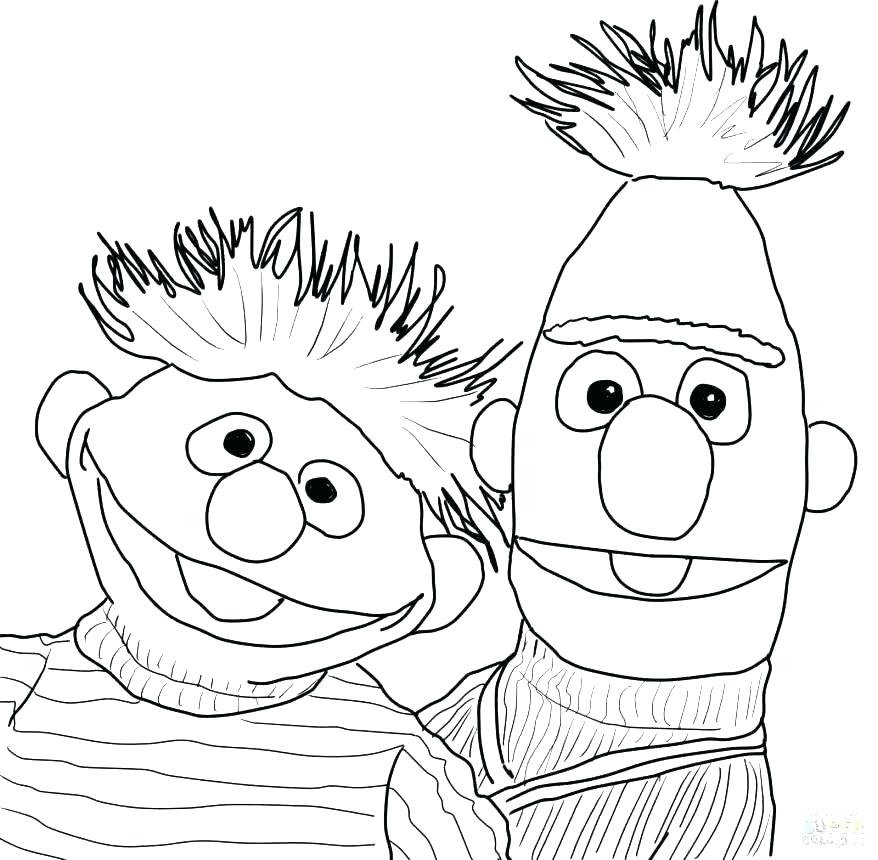 878x860 Sesame Street Characters Coloring Pages Sesame Street Characters
