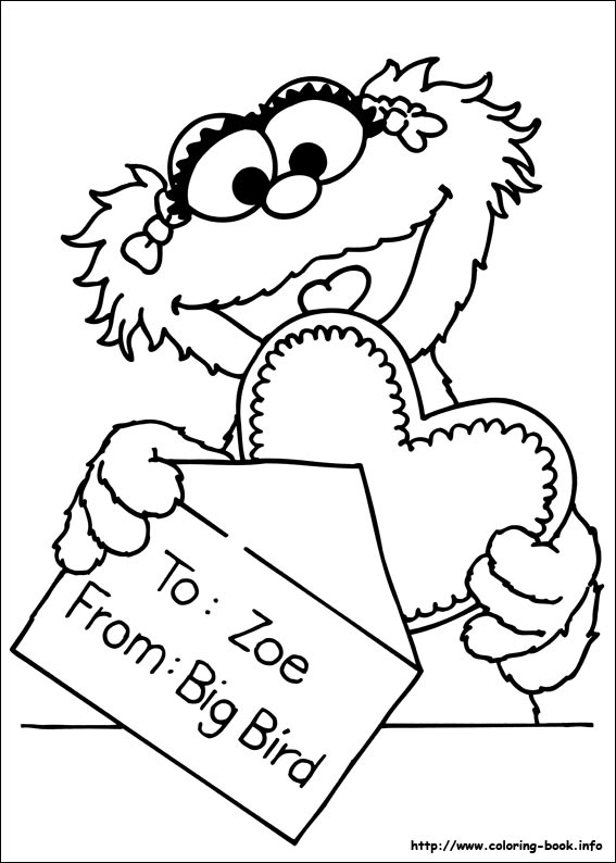 567x794 Sesame Street Characters Coloring Pages Sesame Street Coloring