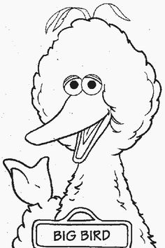 236x354 Sesame Street Characters Faces Coloring Pages