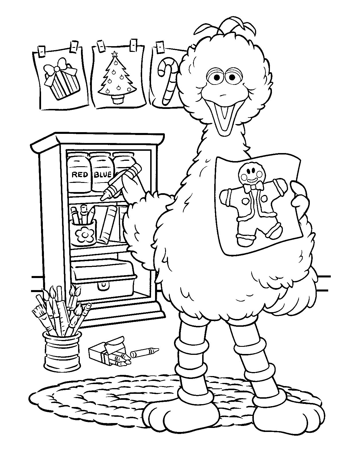 1198x1570 Sesame Street Coloring Pages Printable Free Dibujos