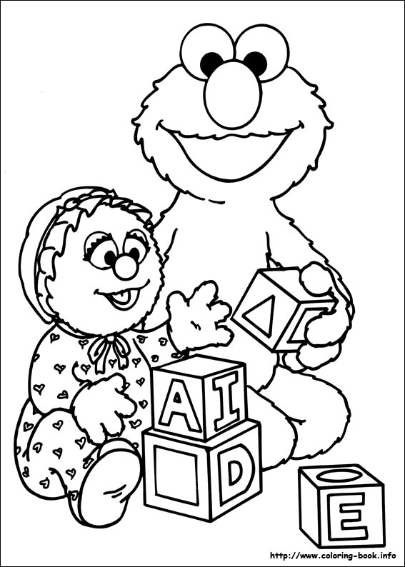 567x794 Free Printable Coloring Pages Sesame Street Characters