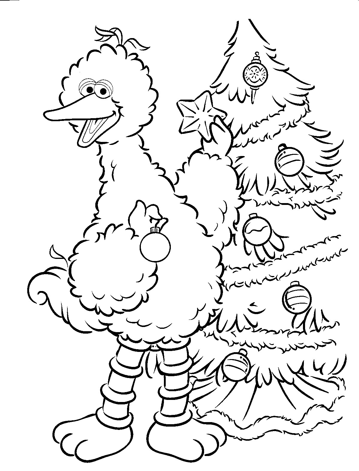 1198x1570 Sesame Street Coloring Pages For Kids Incredible Printable Acpra