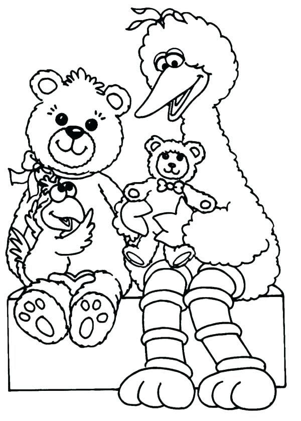 600x839 Sesame Street Printable Coloring Pages Sesame Street Printable
