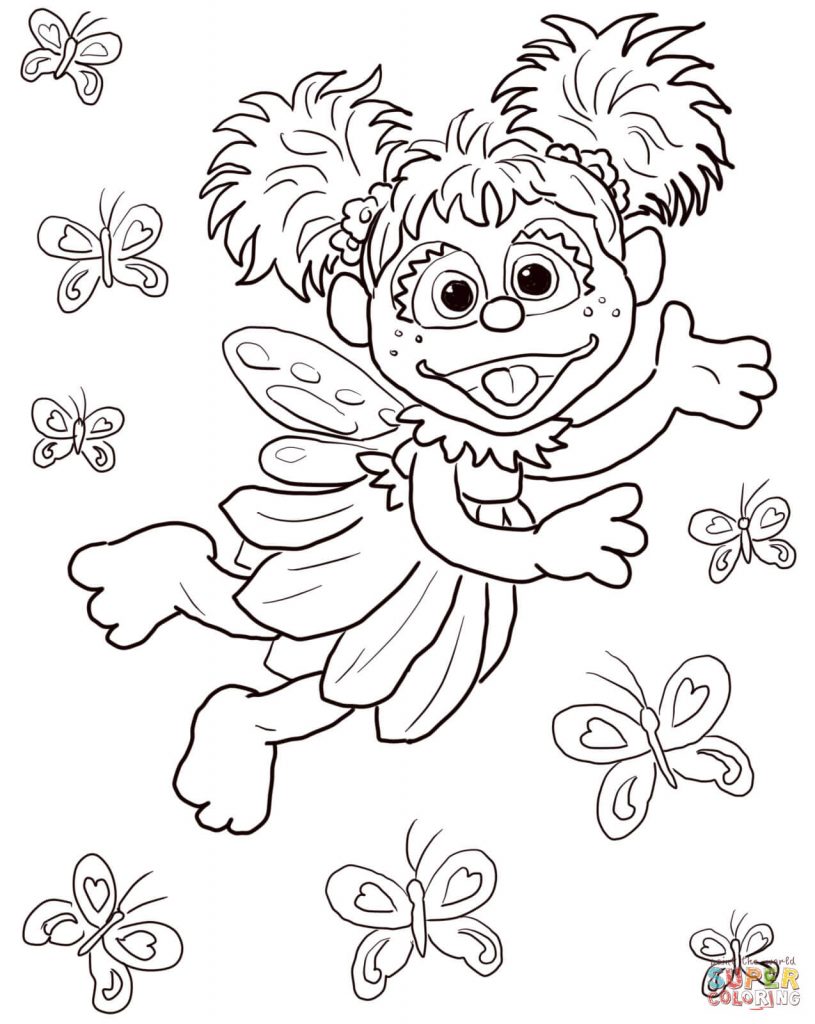 815x1024 Free Printable Sesame Street Abby Cadabby Coloring Pages For Kids