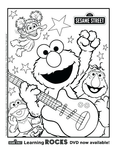 406x525 Sesame Street Coloring Page Free Printable Sesame Street Coloring