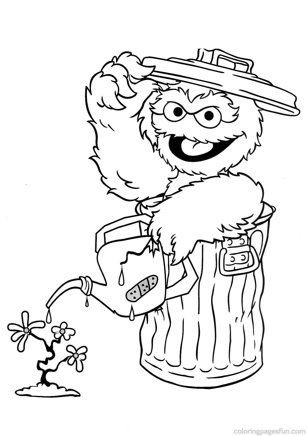 1240x1754 Sesame Street Coloring Pages