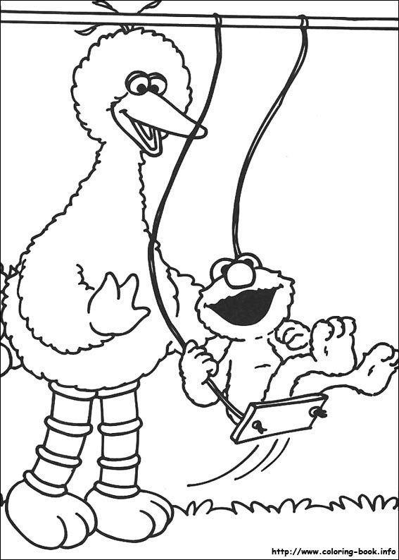 567x794 Free Printable Coloring Pages Sesame Street Characters