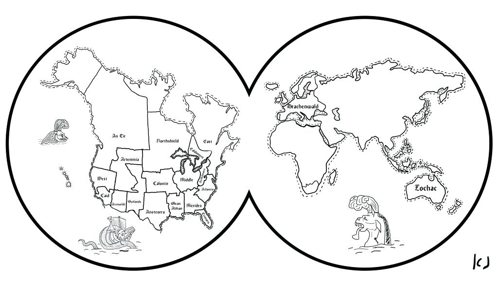 1024x585 Continent Coloring Pages Coloring Pages Continents For Kids