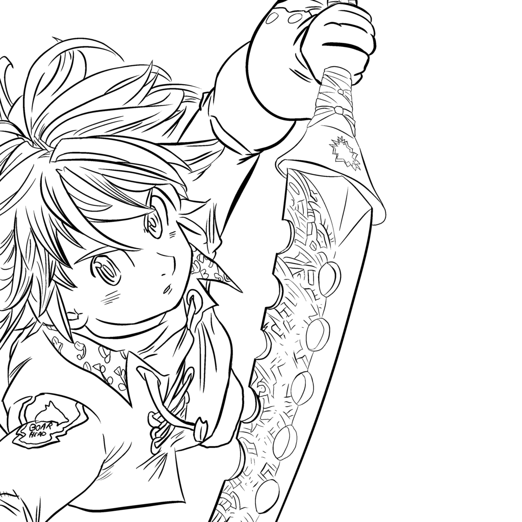 1024x1024 Meliodas By Burnbullthedemon