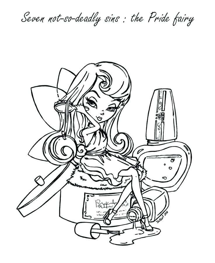 736x900 Seven Deadly Sins Coloring Pages 8 Best Images About On Fairies