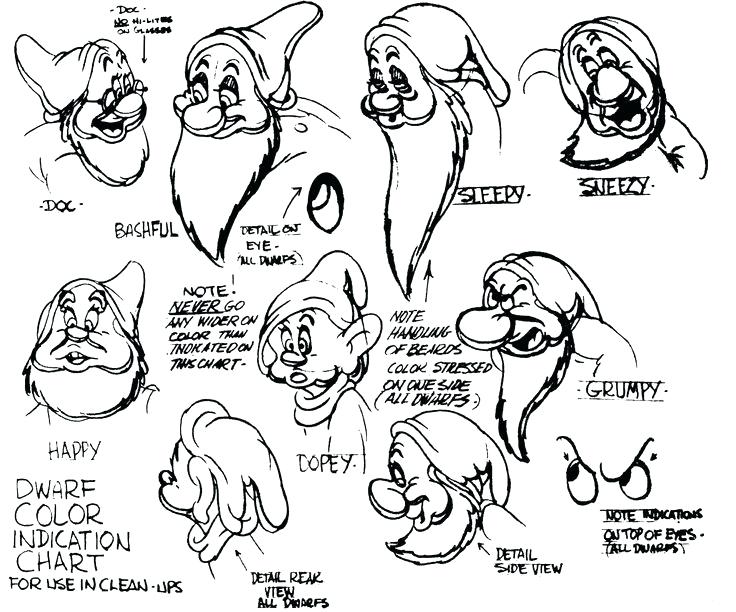736x612 Inspiring 7 Dwarfs Coloring Pages Snow White Coloring Pages