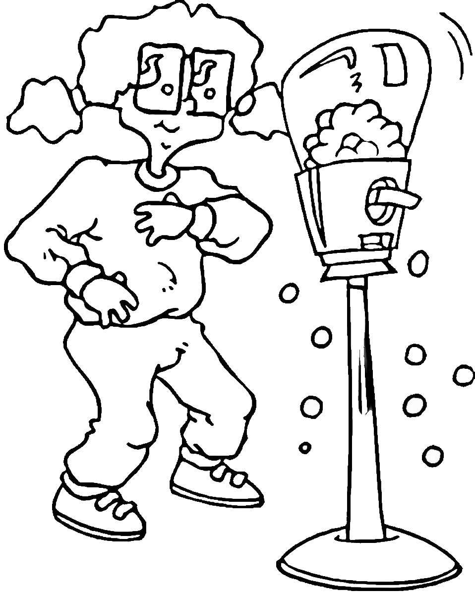 958x1200 Amusement Park Coloring Pages