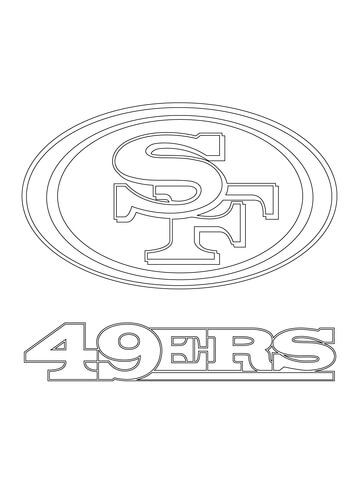 360x480 49ers Football Coloring Pages