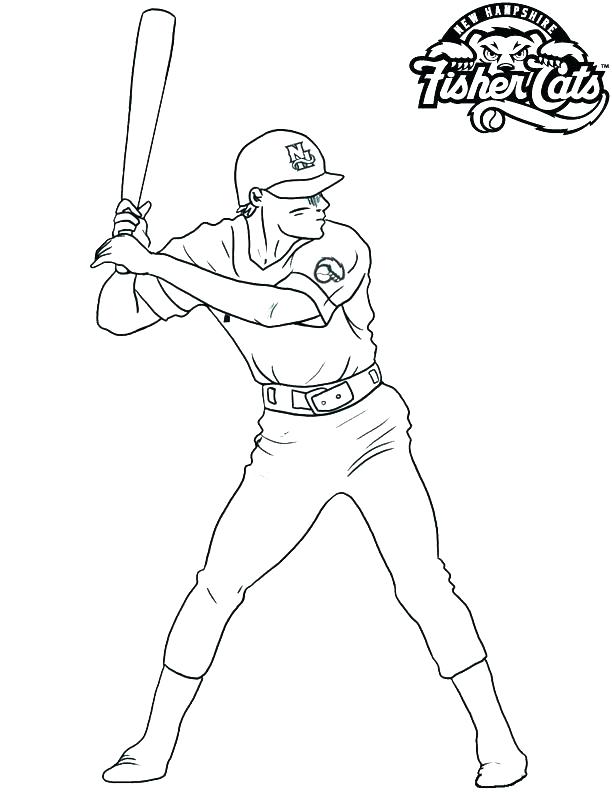 612x792 Coloring Pages Of Baseball Baseball Coloring Pages Baseball