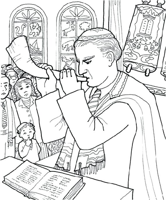 570x687 Shabbat Coloring Pages Download This Free Printable Coloring Page