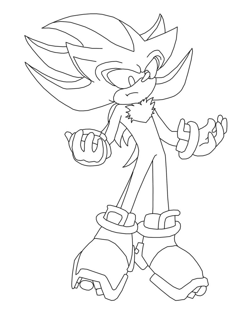774x1032 Announcing Super Shadow The Hedgehog Coloring
