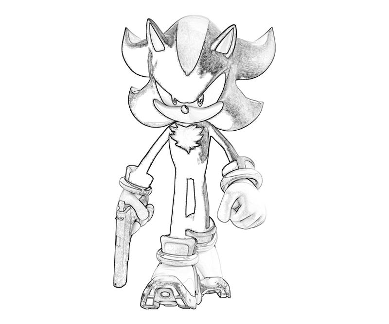 800x667 Sonic Generations Shadow The Hedgehog Pistol Surfing