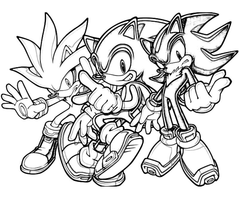 800x667 Shadow The Hedgehog Coloring Pages