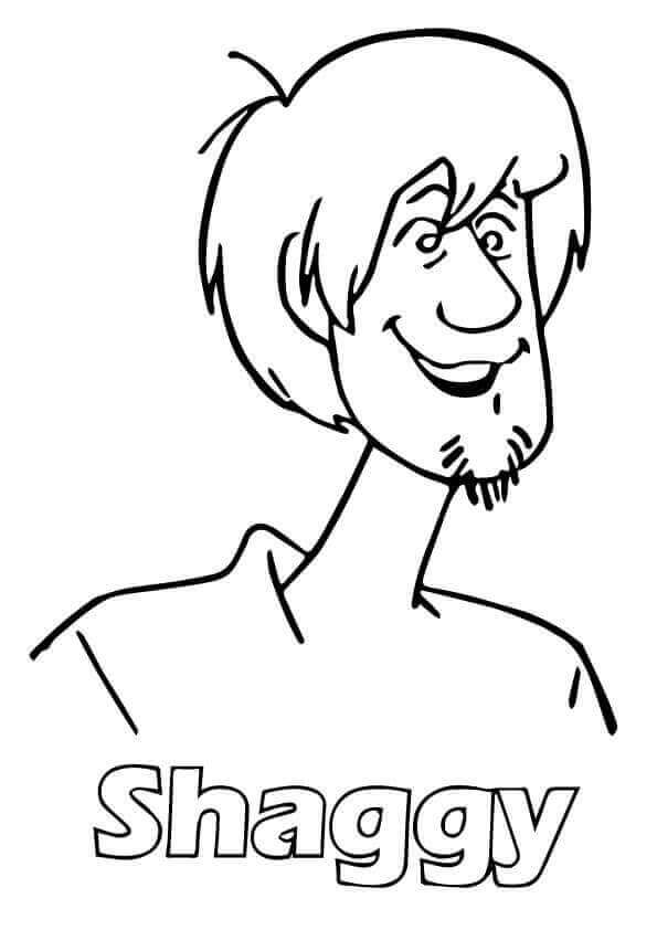 Shaggy Coloring Page