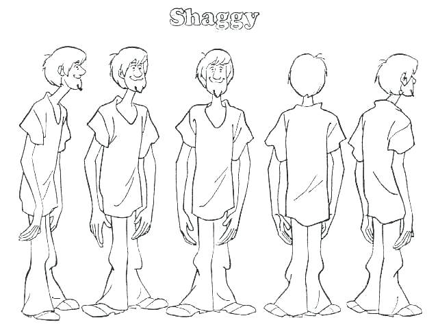 640x480 Shaggy Coloring Page Shaggy And Scared Coloring Page Shaggy Dog