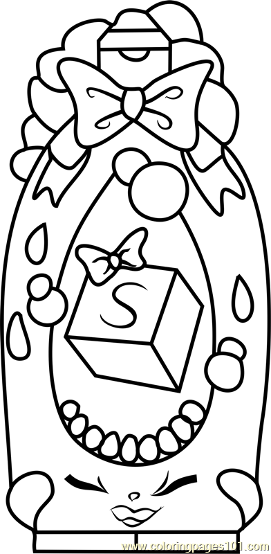 392x800 Shampoo Sue Shopkins Coloring Page