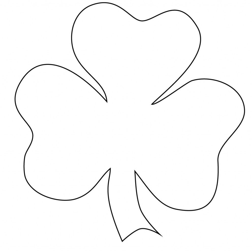 1024x1020 Free Printable Shamrock Coloring Pages For Kids Crafts Free