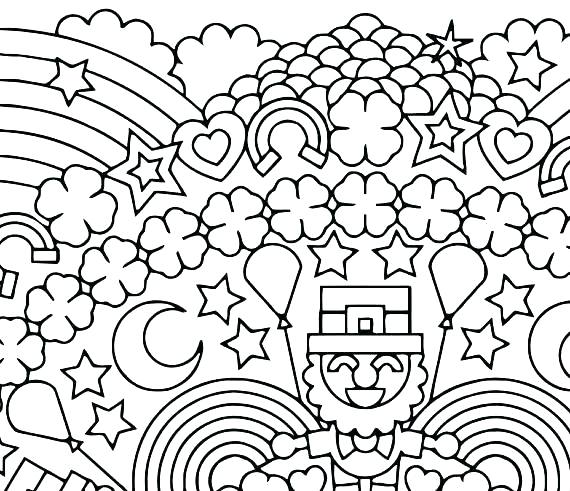 570x491 Shamrock Mandala Coloring Page Shamrocks Coloring Pages Shamrock